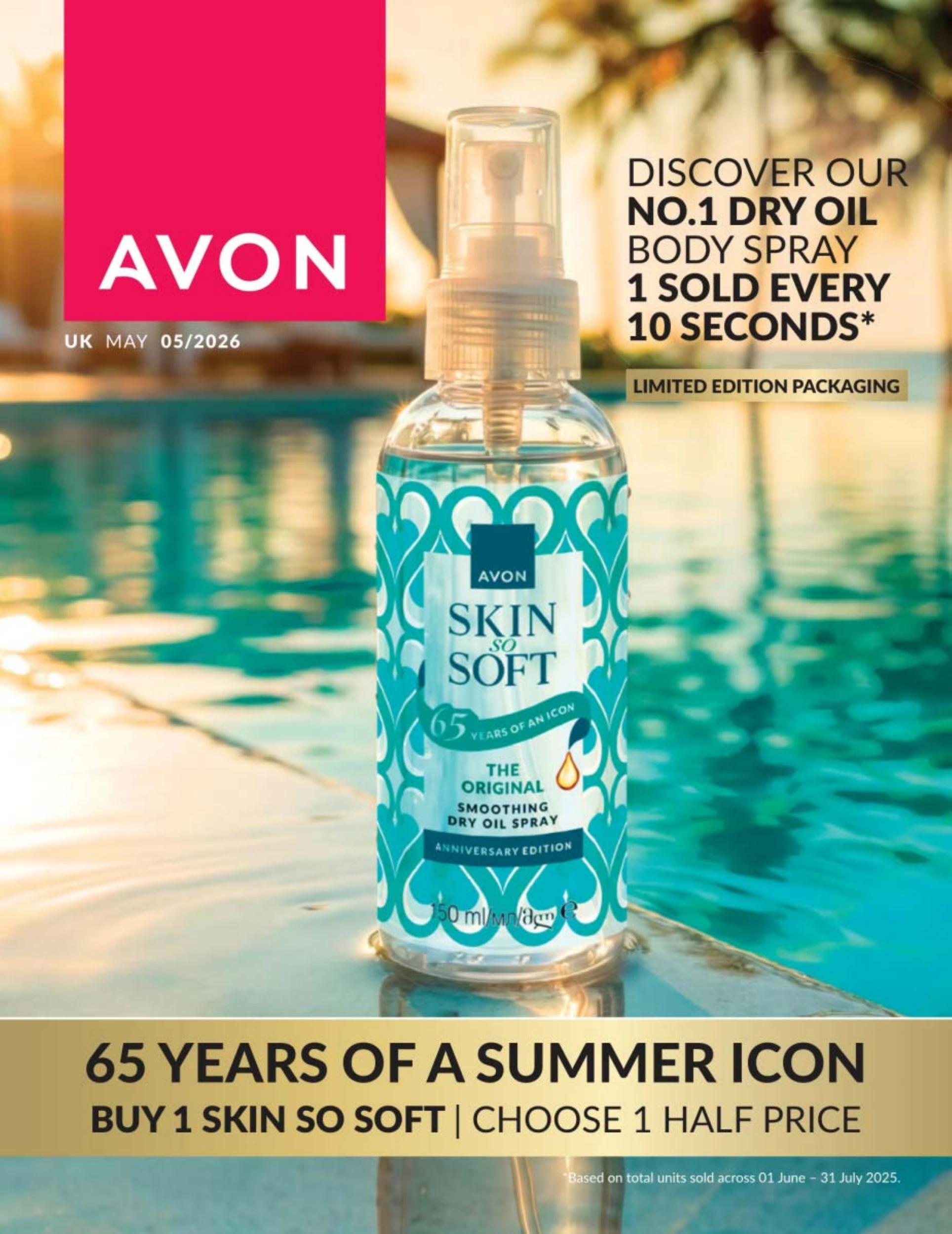 Cover for Avon Brochure Campaign 5, May 2026