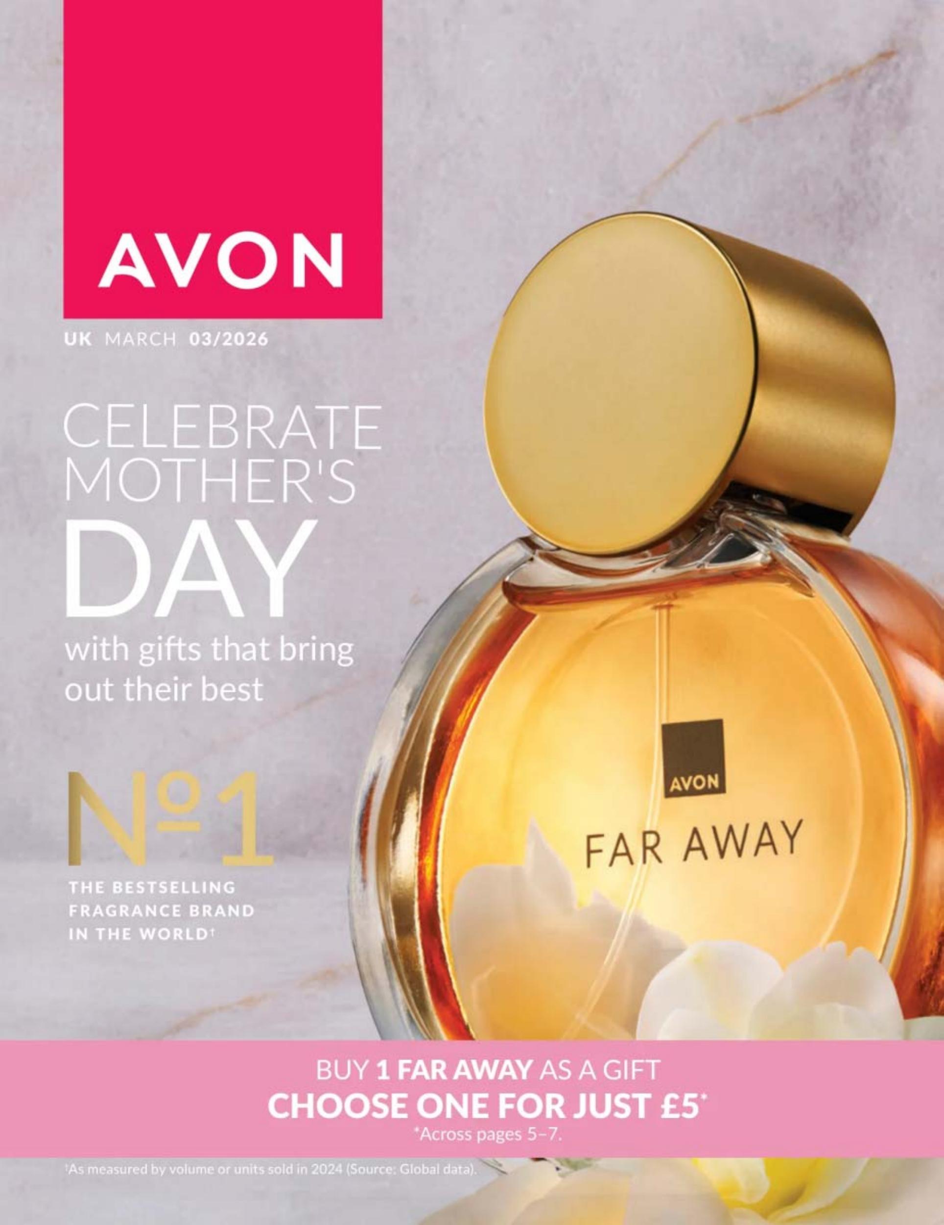Cover for Avon Brochure Campaign 3, March 2026