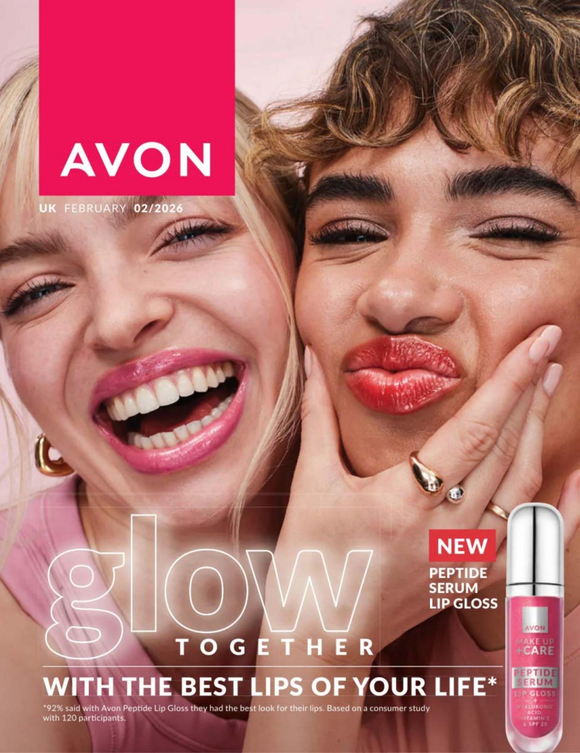 Cover for Avon Brochure Campaign 2, February 2026