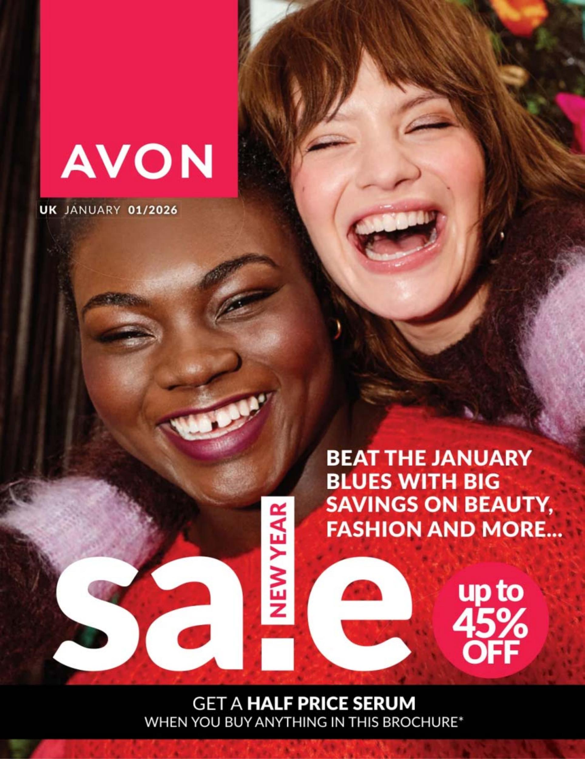 Cover for Avon Brochure Campaign 1, January 2026