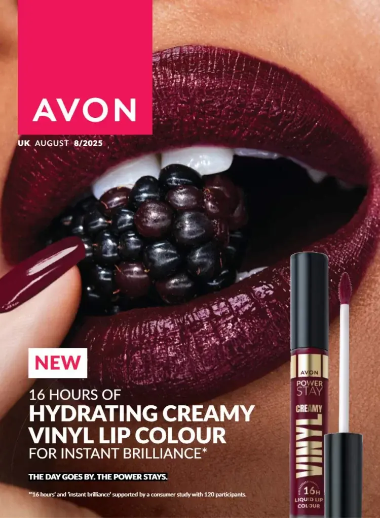 Cover for Avon Latest Brochure August 2025