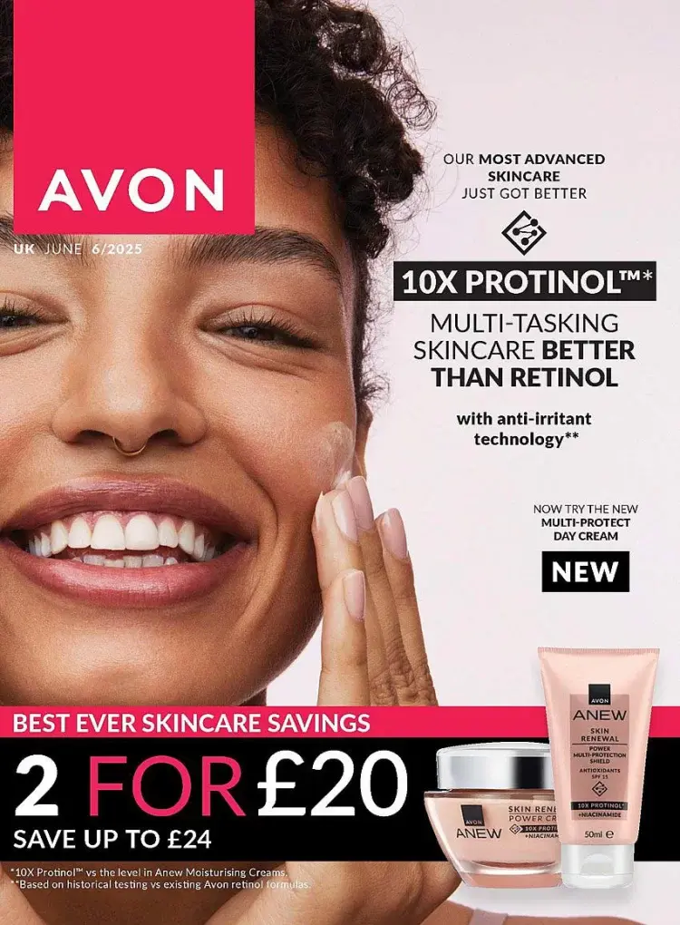 Cover for Avon Latest Brochure June 2025