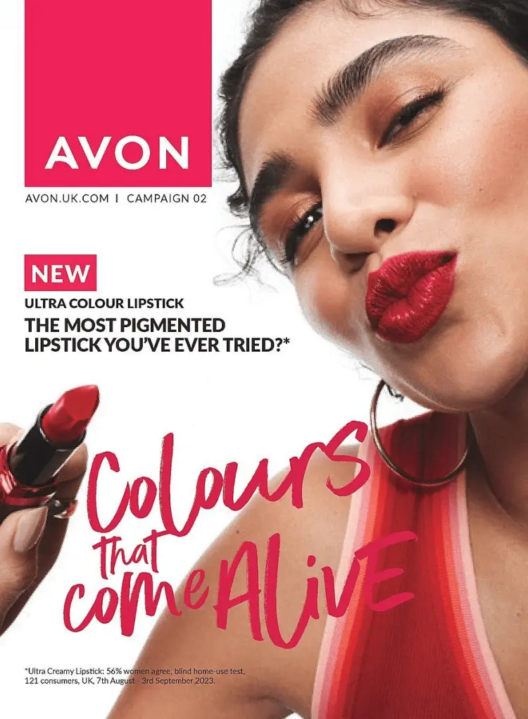 Cover for Avon Latest Brochure February 2025