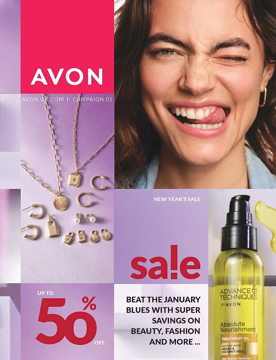Cover for Avon Latest Brochure January 2025