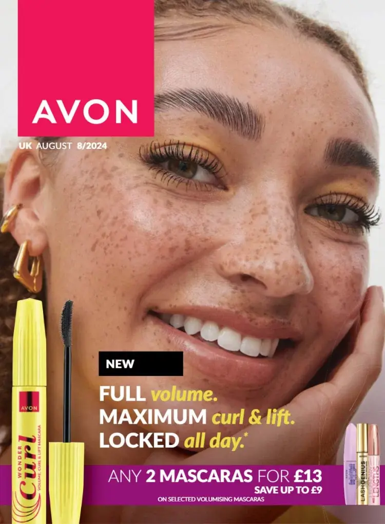 Cover for Avon Latest Brochure August 2024