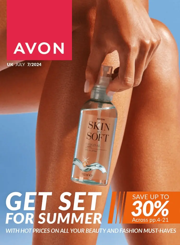 Cover for Avon Latest Brochure July 2024