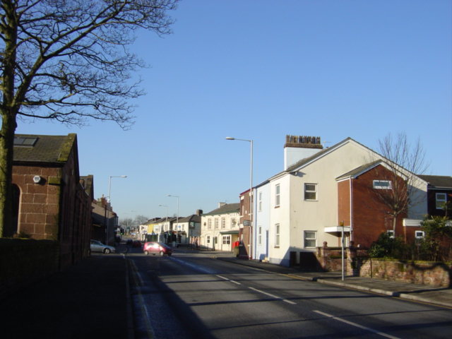 A local photograph of Rainhill, sourced from Wikimedia Commons.